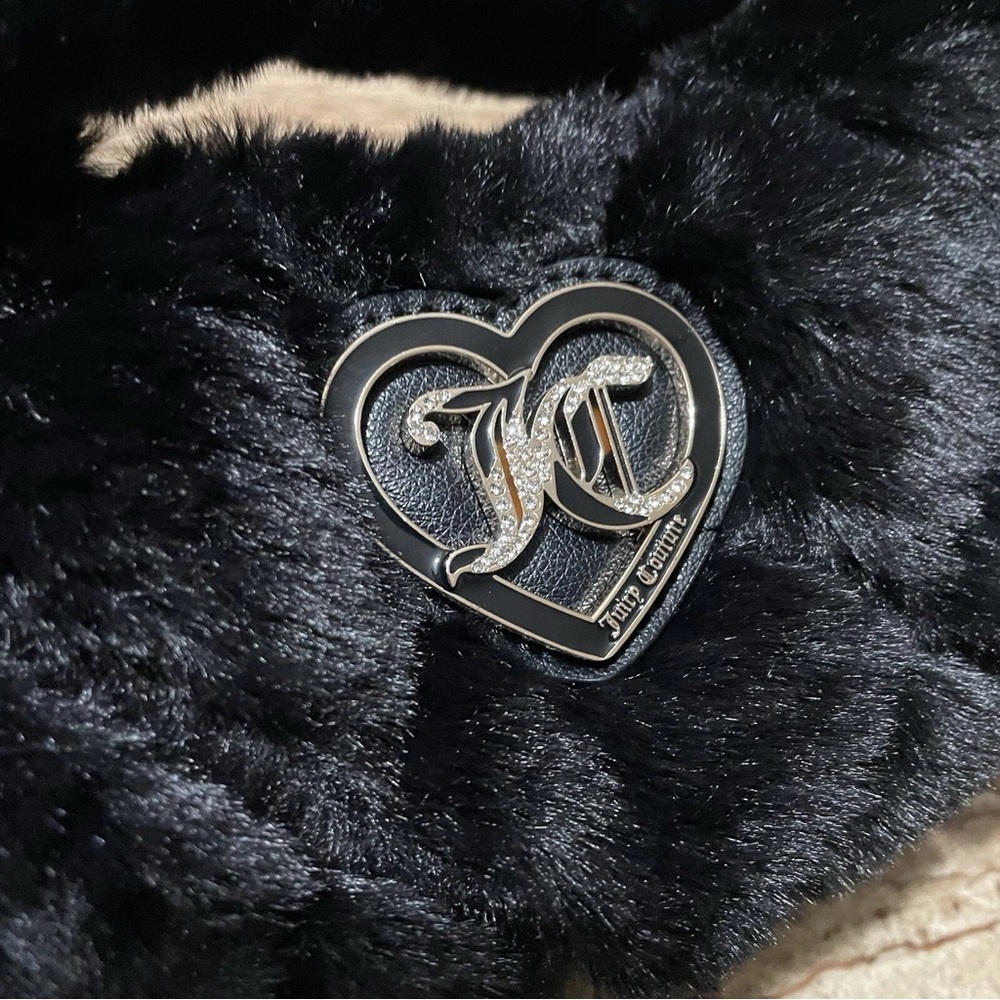 Juicy Couture Black Faux Fur Mini Bag - Picture 5 of 7